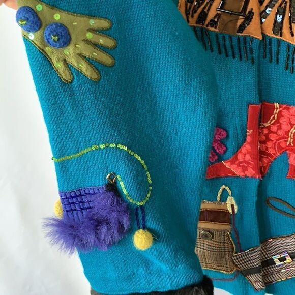 Vintage Design Options by Philip & Jane Gordon Medium with faux fur neck/sleeves - Picture 7 of 16